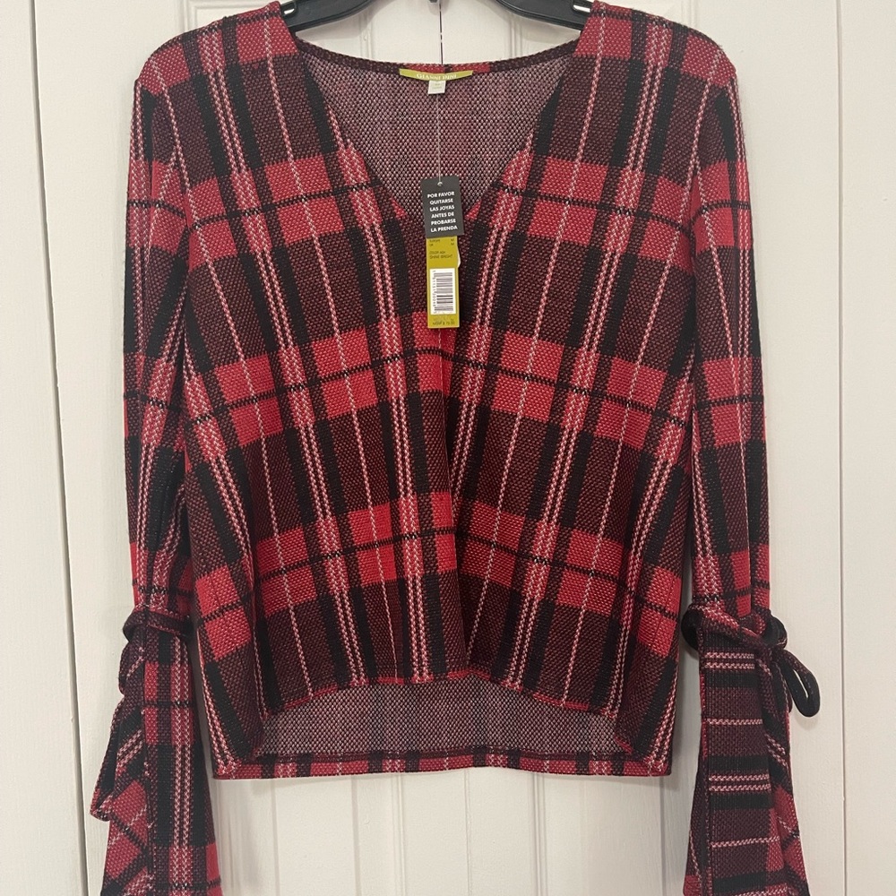 Gianni Binni Holly long sleeve top NWT / size M